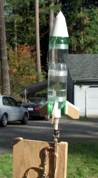 How to make a bottle rocket go high